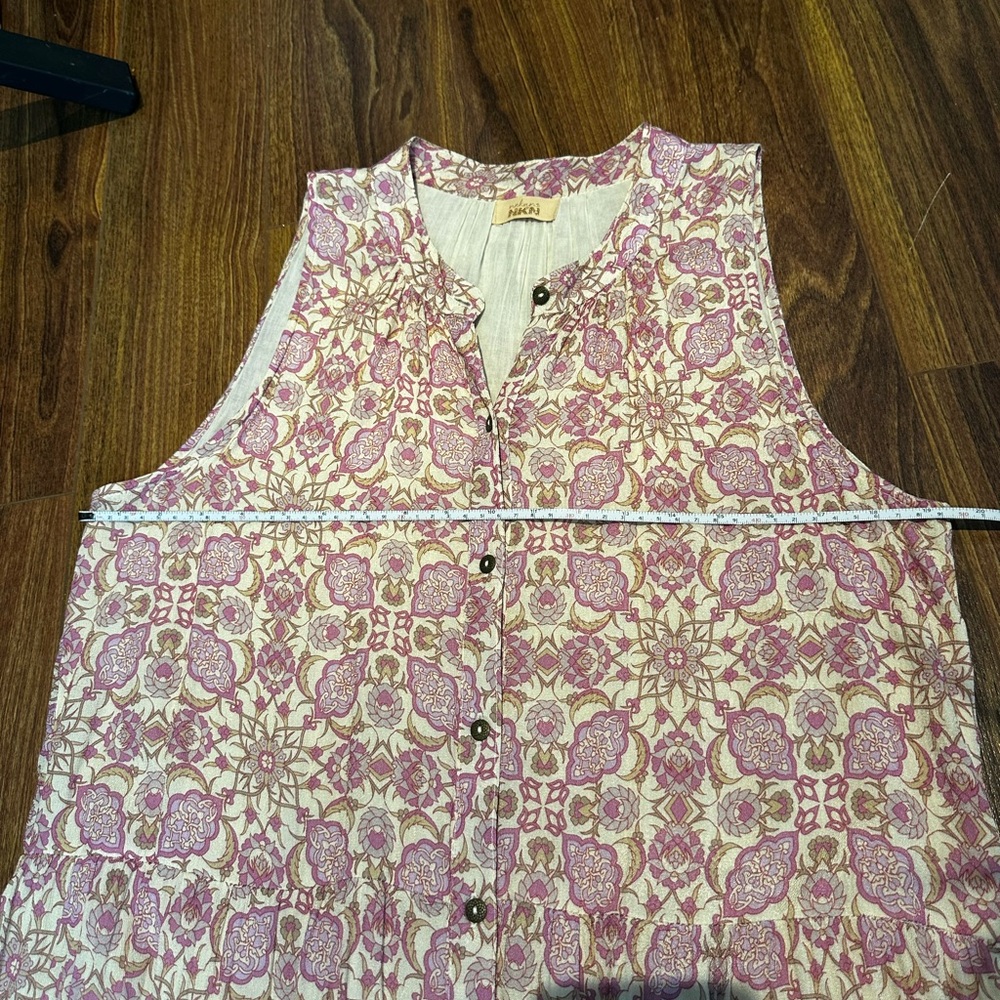 Elegant Pink Sleeveless Maxi Dress - Picture 14 of 16